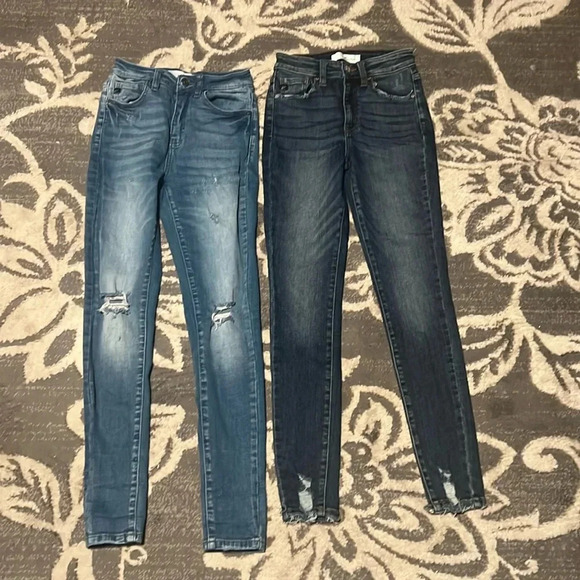 Kancan skinny jeans. Excellent condition. Bundle of 2 pair. Distressed. - Picture 1 of 6